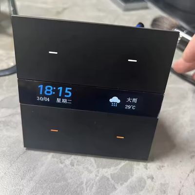 Smart Scene/Light Switch | 4 Gang | Date Time | Weather